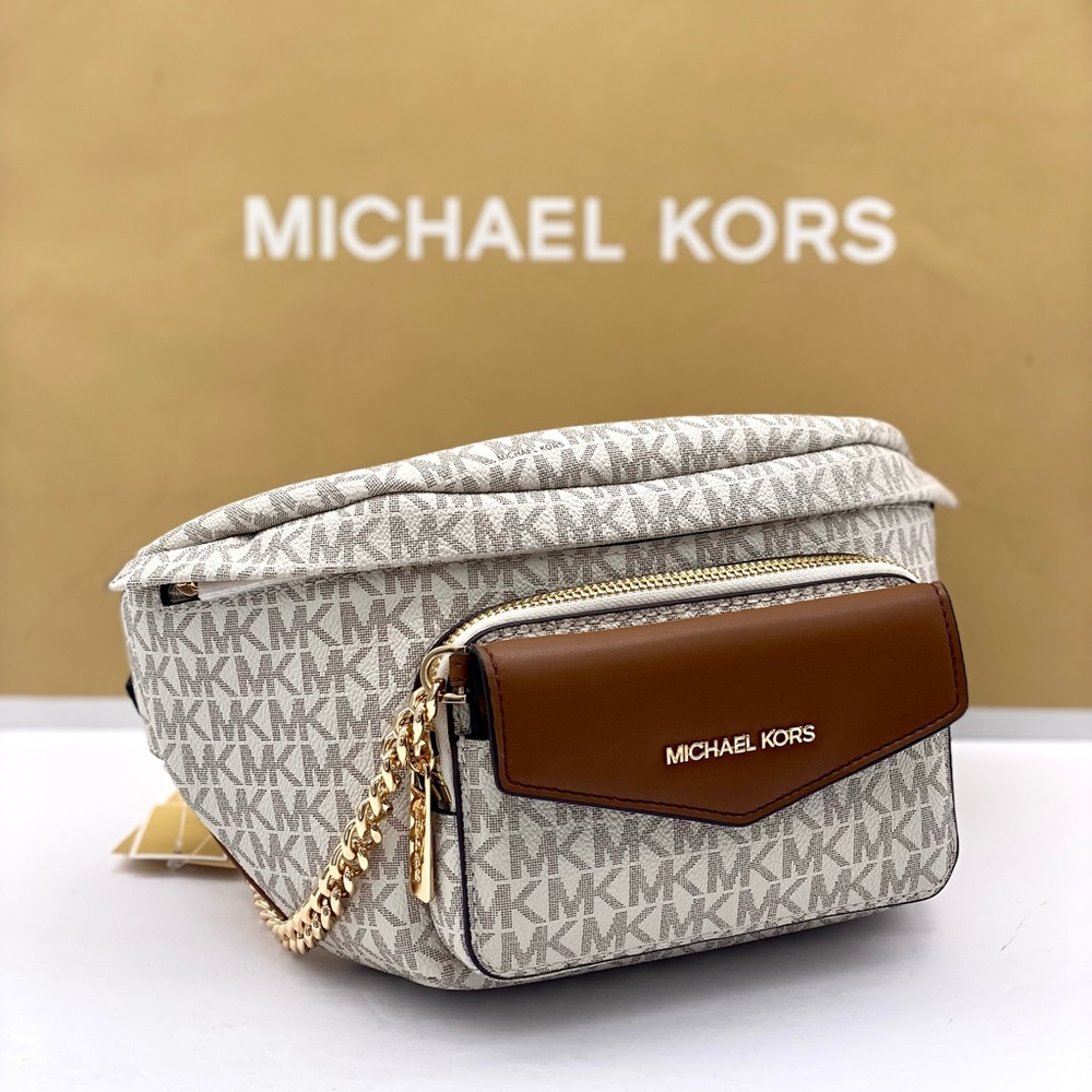 Michael Kors Maisie Large 2 in 1 Waist Pack Belt Bag Crossbody